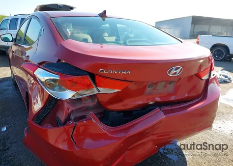 2013 Hyundai Elantra Gls from USA, damaged, VIN KMHDH4AE5DU754436